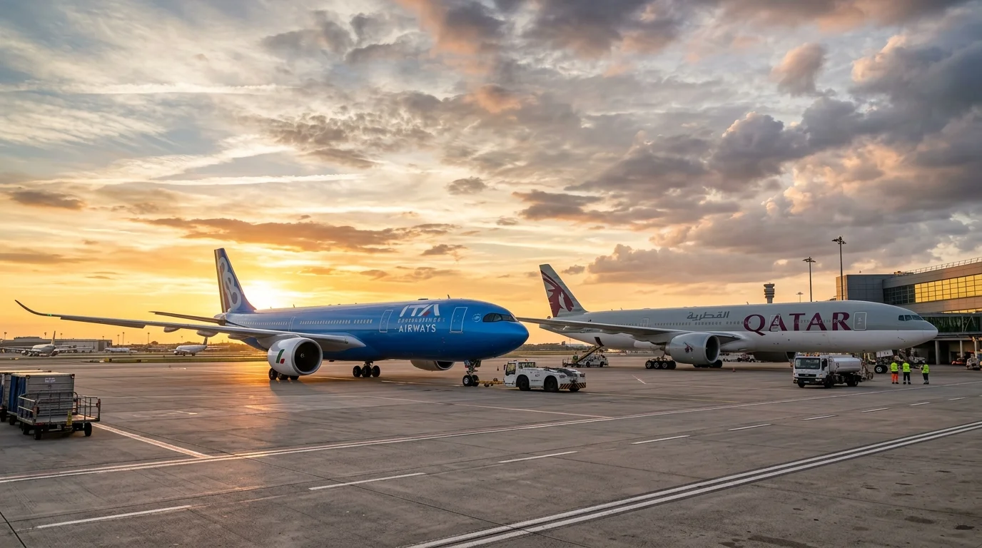 Qatar Airways Sets Debut for November 4th as ITA Airways Advances Procedures to Fly to Maiquetia